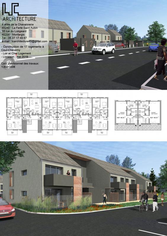 Construction de 5 logements individuels et 12 logements collectifs